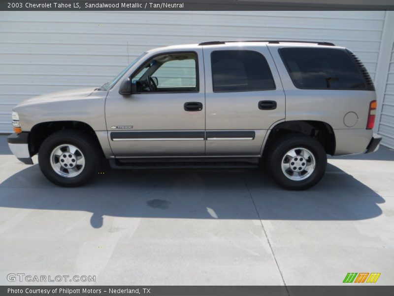 Sandalwood Metallic / Tan/Neutral 2003 Chevrolet Tahoe LS