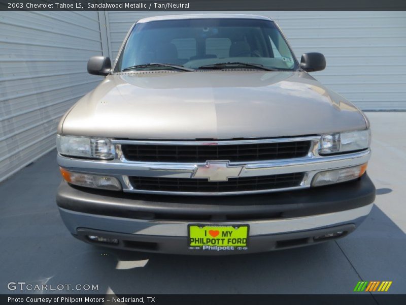 Sandalwood Metallic / Tan/Neutral 2003 Chevrolet Tahoe LS