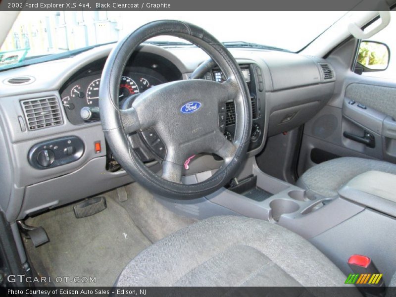 Black Clearcoat / Graphite 2002 Ford Explorer XLS 4x4