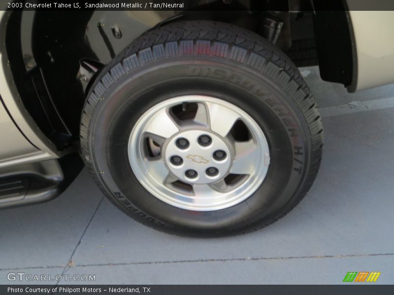 Sandalwood Metallic / Tan/Neutral 2003 Chevrolet Tahoe LS