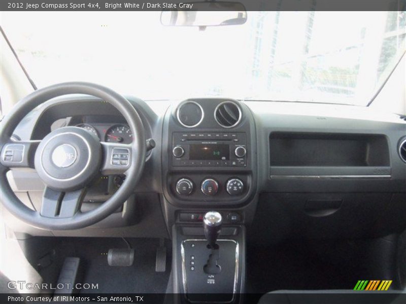 Bright White / Dark Slate Gray 2012 Jeep Compass Sport 4x4