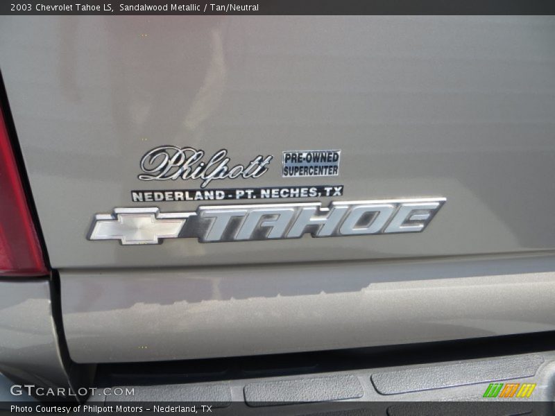 Sandalwood Metallic / Tan/Neutral 2003 Chevrolet Tahoe LS