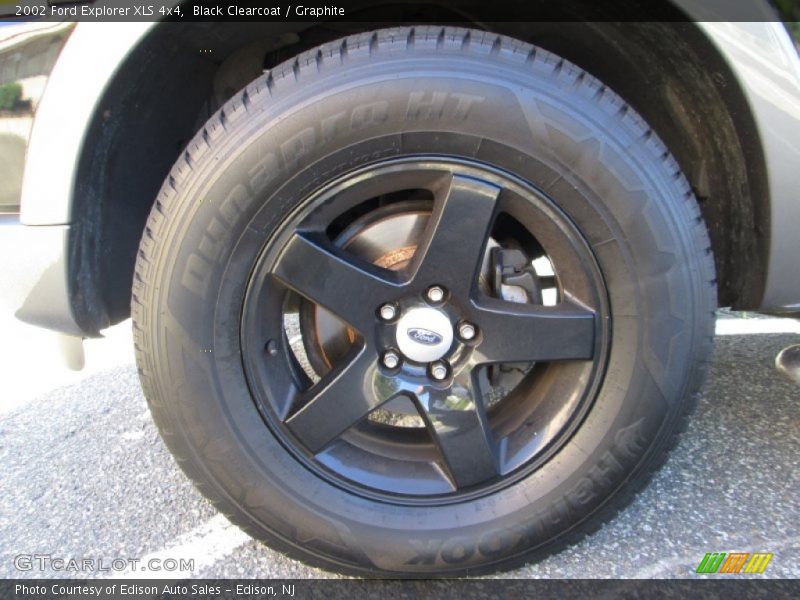 Black Clearcoat / Graphite 2002 Ford Explorer XLS 4x4