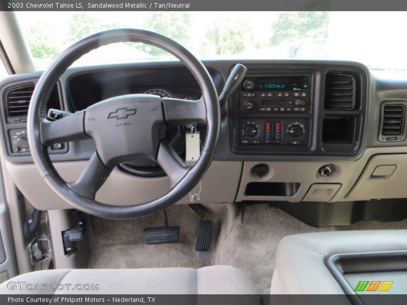 Sandalwood Metallic / Tan/Neutral 2003 Chevrolet Tahoe LS