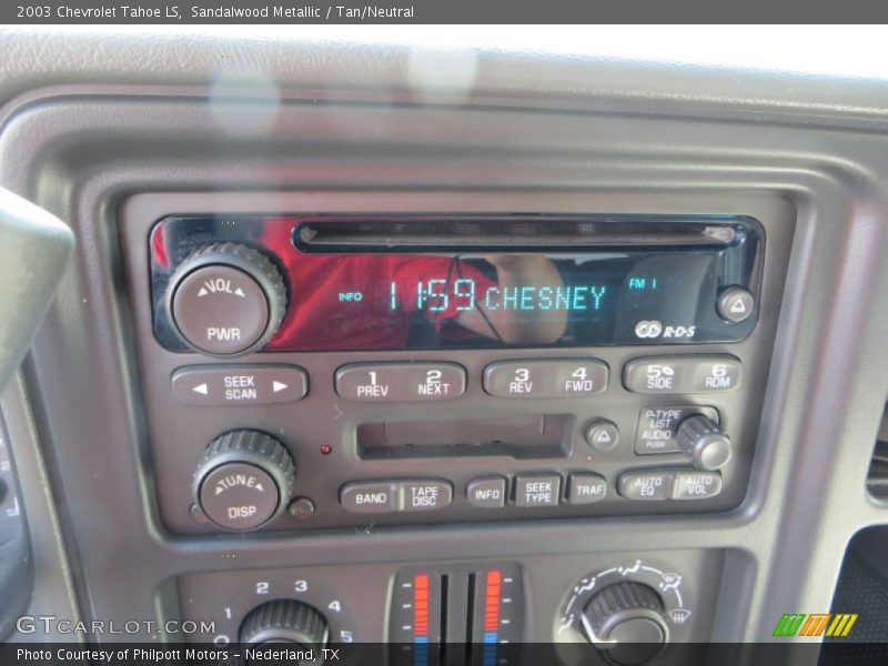 Sandalwood Metallic / Tan/Neutral 2003 Chevrolet Tahoe LS