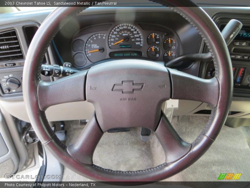 Sandalwood Metallic / Tan/Neutral 2003 Chevrolet Tahoe LS