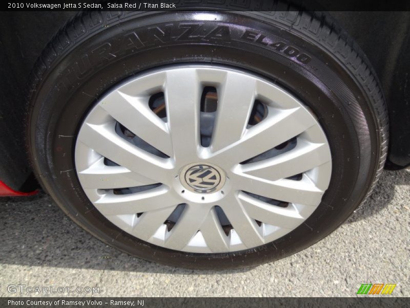 Salsa Red / Titan Black 2010 Volkswagen Jetta S Sedan