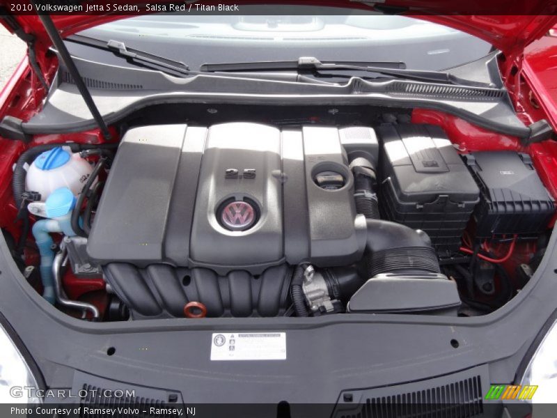 Salsa Red / Titan Black 2010 Volkswagen Jetta S Sedan