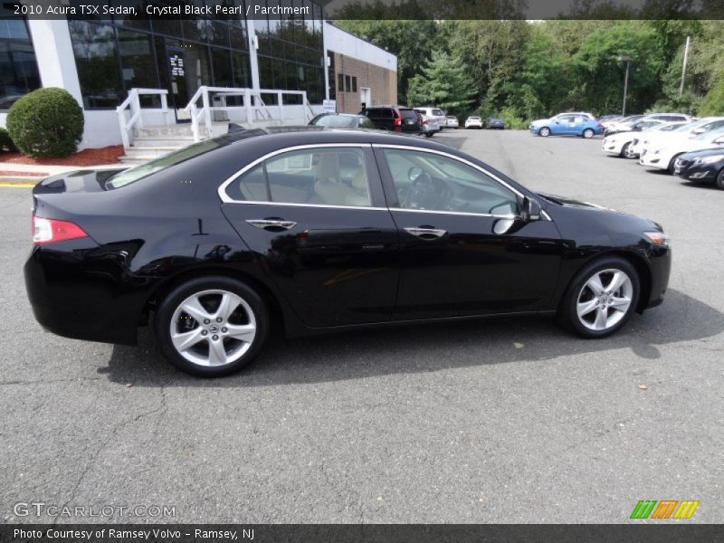 Crystal Black Pearl / Parchment 2010 Acura TSX Sedan