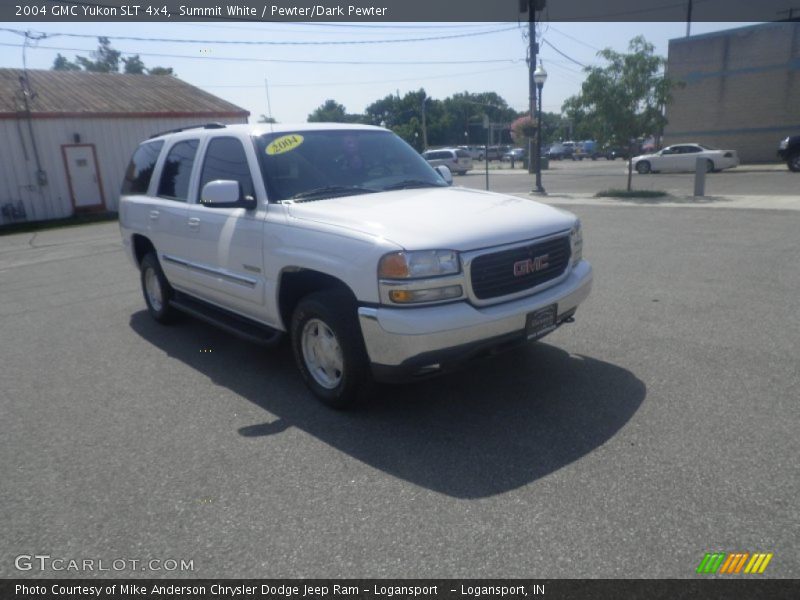 Summit White / Pewter/Dark Pewter 2004 GMC Yukon SLT 4x4