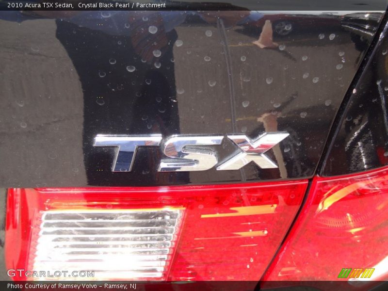 Crystal Black Pearl / Parchment 2010 Acura TSX Sedan