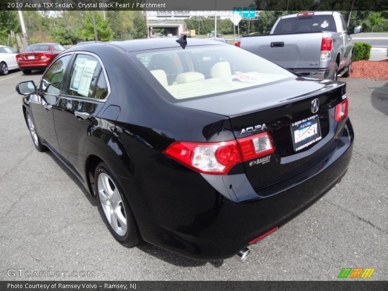 Crystal Black Pearl / Parchment 2010 Acura TSX Sedan
