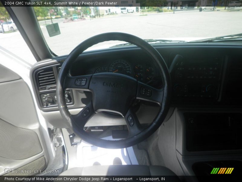Summit White / Pewter/Dark Pewter 2004 GMC Yukon SLT 4x4