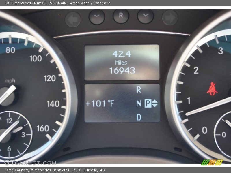 Arctic White / Cashmere 2012 Mercedes-Benz GL 450 4Matic