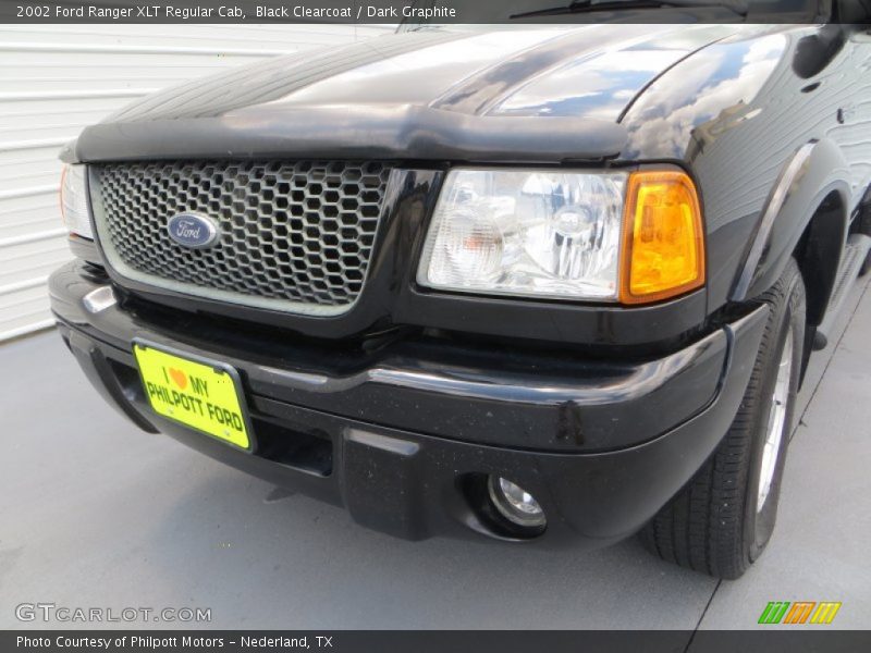 Black Clearcoat / Dark Graphite 2002 Ford Ranger XLT Regular Cab