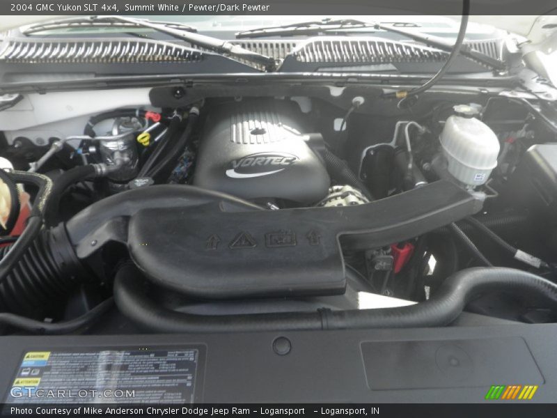 Summit White / Pewter/Dark Pewter 2004 GMC Yukon SLT 4x4