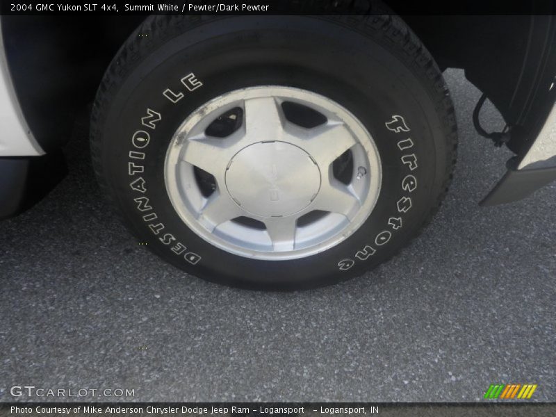 Summit White / Pewter/Dark Pewter 2004 GMC Yukon SLT 4x4