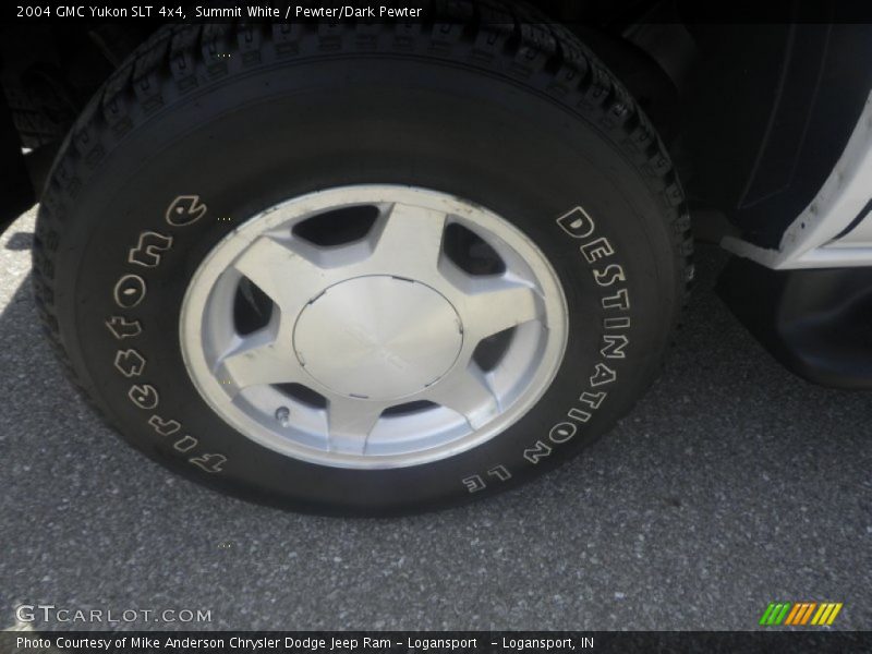 Summit White / Pewter/Dark Pewter 2004 GMC Yukon SLT 4x4