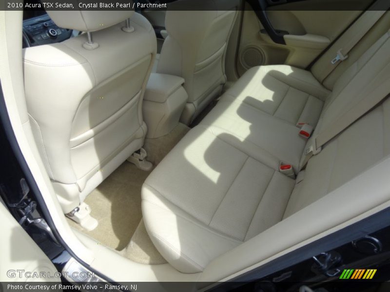 Crystal Black Pearl / Parchment 2010 Acura TSX Sedan