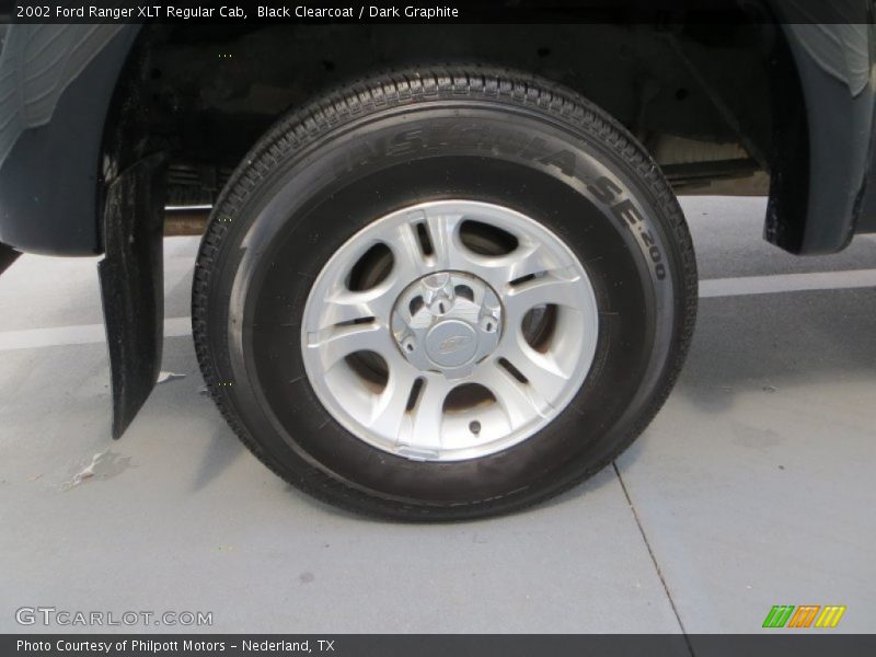Black Clearcoat / Dark Graphite 2002 Ford Ranger XLT Regular Cab