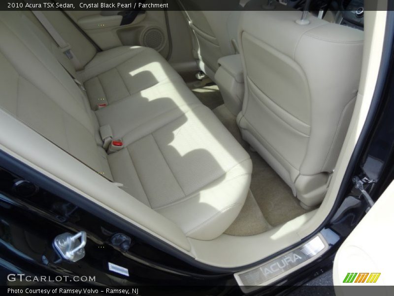Crystal Black Pearl / Parchment 2010 Acura TSX Sedan