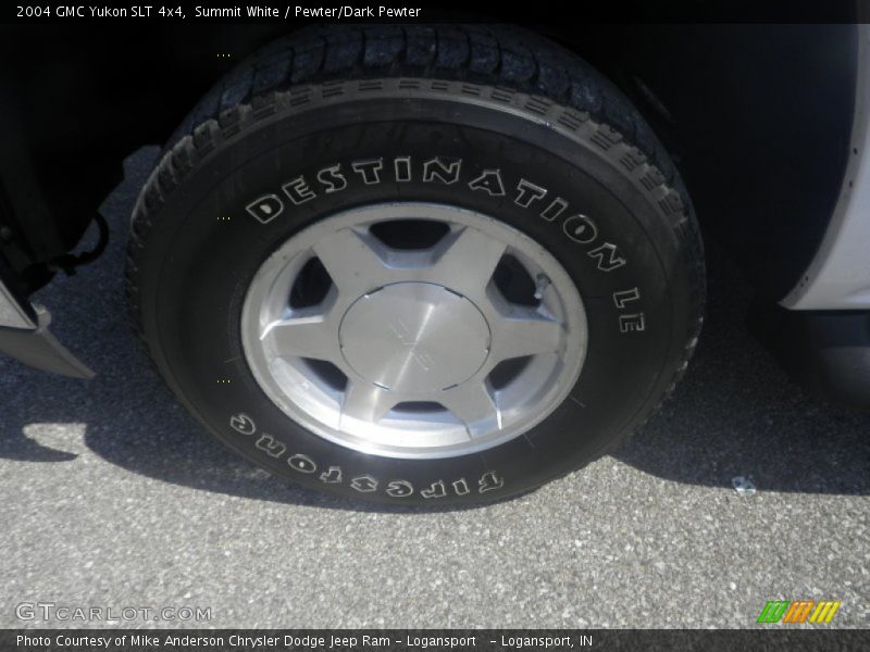 Summit White / Pewter/Dark Pewter 2004 GMC Yukon SLT 4x4