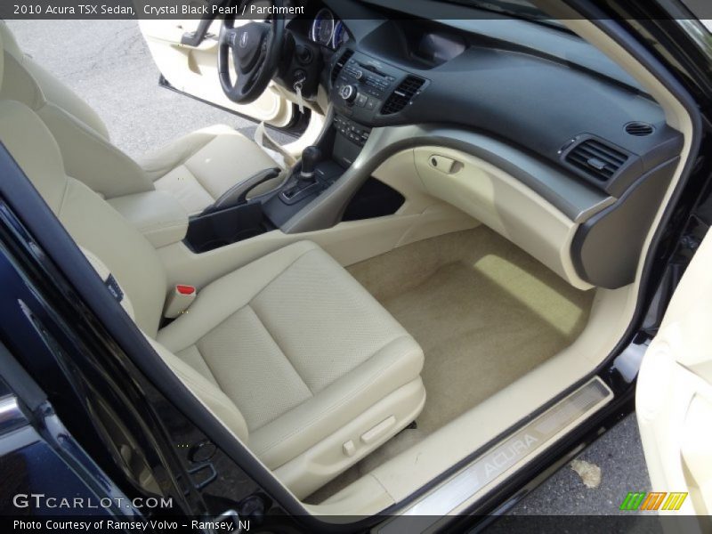 Crystal Black Pearl / Parchment 2010 Acura TSX Sedan
