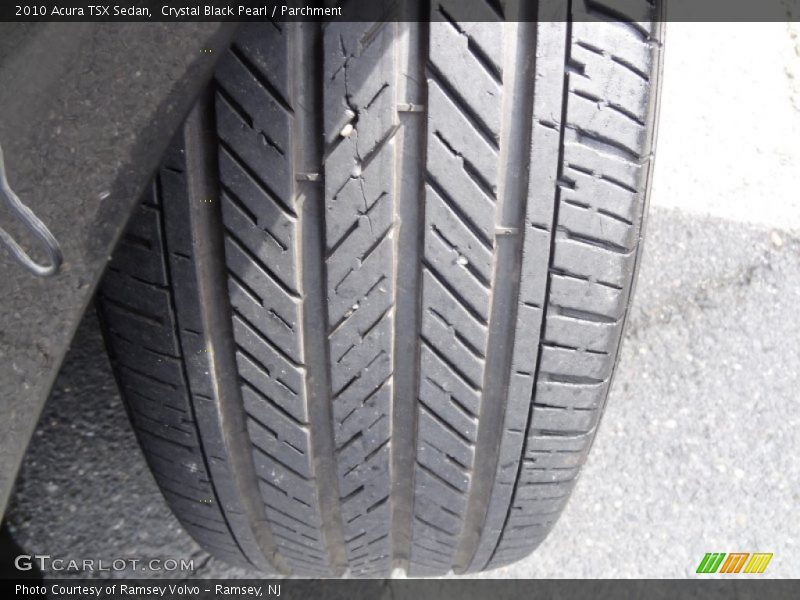 Crystal Black Pearl / Parchment 2010 Acura TSX Sedan