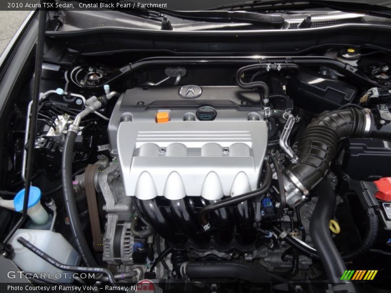 Crystal Black Pearl / Parchment 2010 Acura TSX Sedan