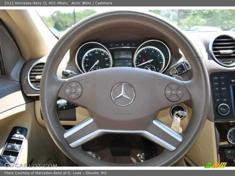 Arctic White / Cashmere 2012 Mercedes-Benz GL 450 4Matic