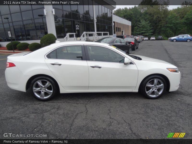 Premium White Pearl / Ebony 2011 Acura TSX Sedan