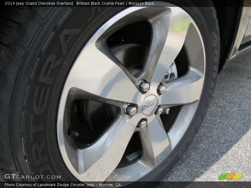 Brilliant Black Crystal Pearl / Morocco Black 2014 Jeep Grand Cherokee Overland