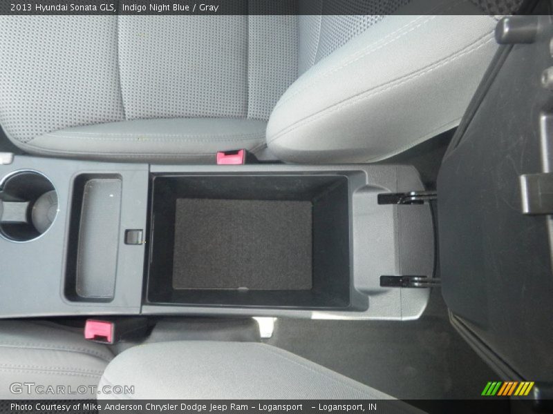Indigo Night Blue / Gray 2013 Hyundai Sonata GLS