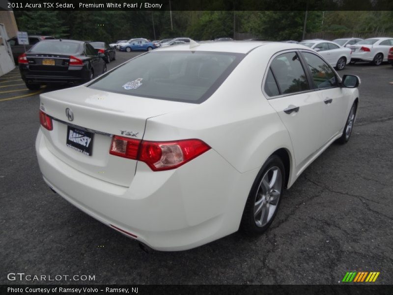 Premium White Pearl / Ebony 2011 Acura TSX Sedan