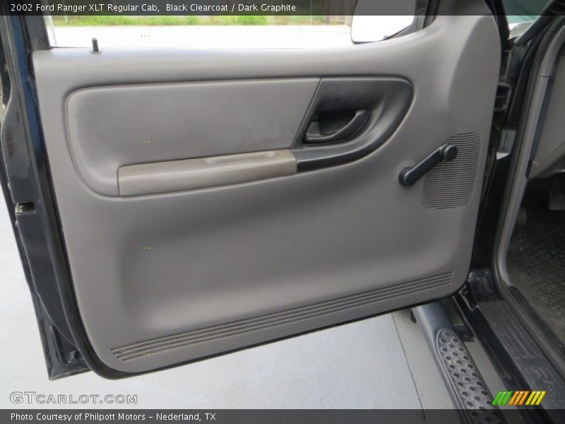 Black Clearcoat / Dark Graphite 2002 Ford Ranger XLT Regular Cab