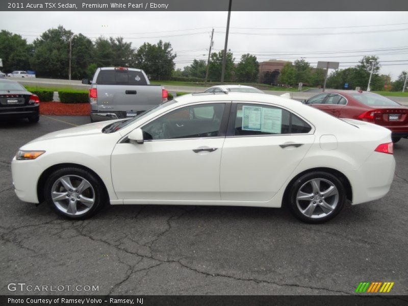 Premium White Pearl / Ebony 2011 Acura TSX Sedan
