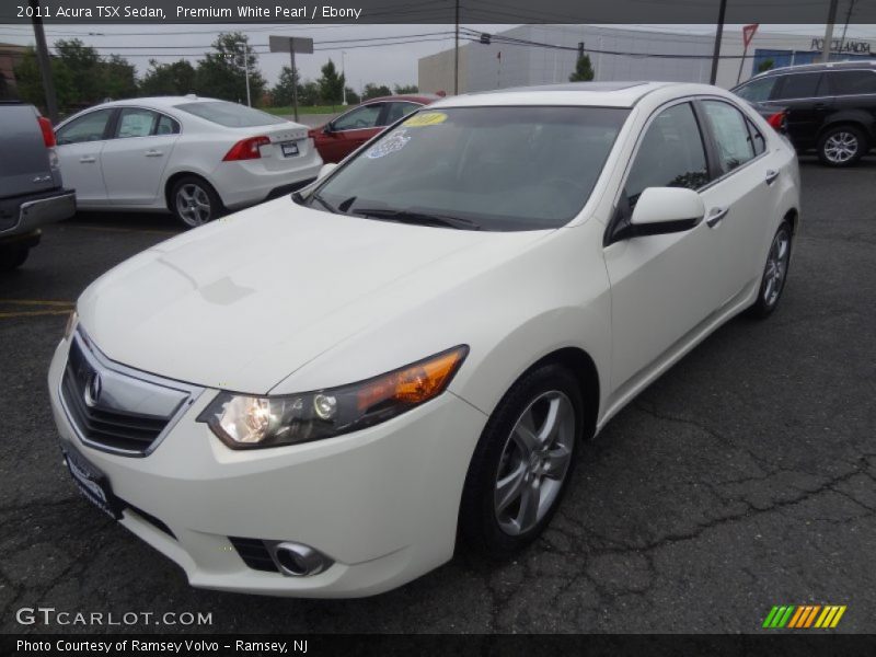 Premium White Pearl / Ebony 2011 Acura TSX Sedan