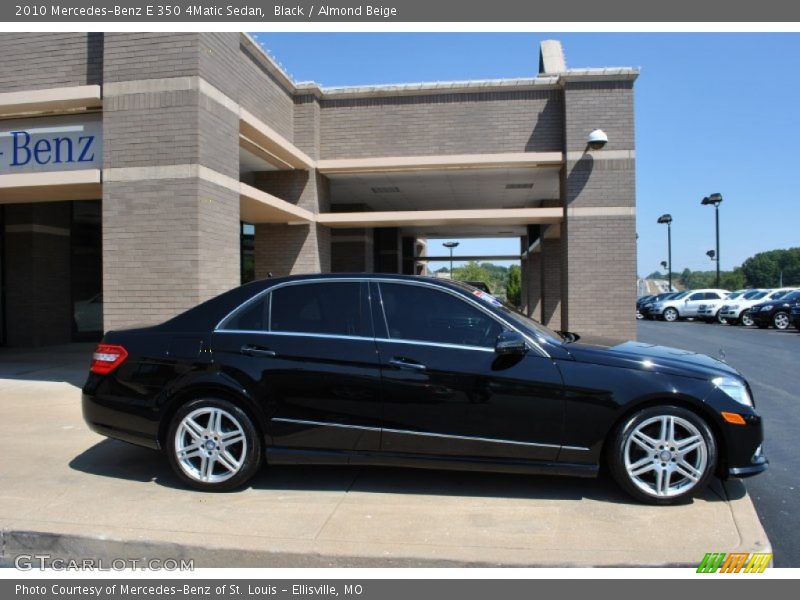 Black / Almond Beige 2010 Mercedes-Benz E 350 4Matic Sedan