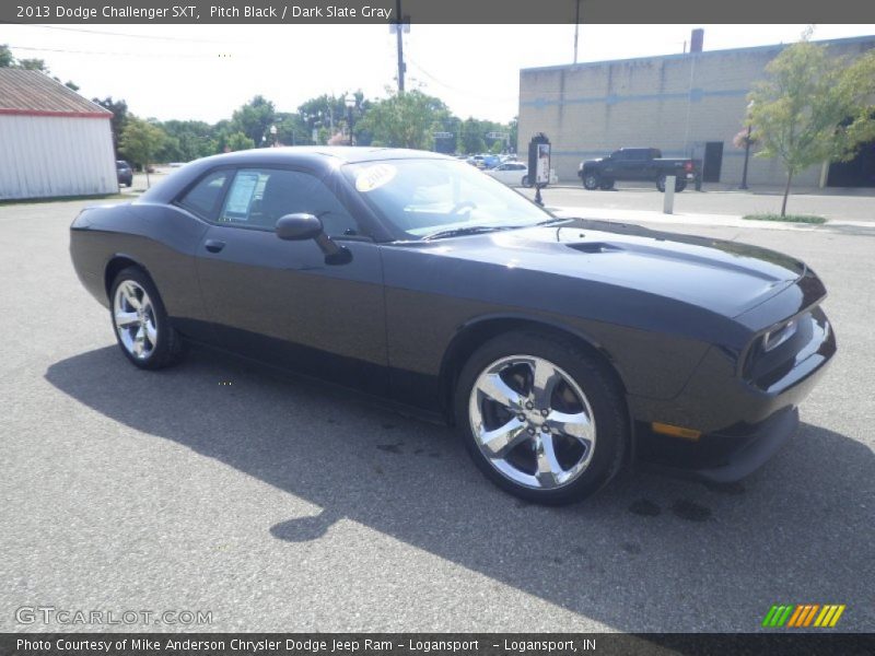 Pitch Black / Dark Slate Gray 2013 Dodge Challenger SXT