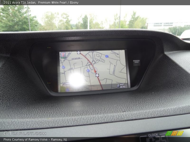 Premium White Pearl / Ebony 2011 Acura TSX Sedan