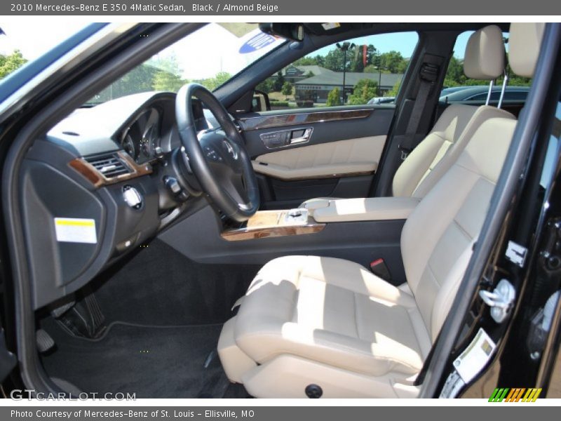 Black / Almond Beige 2010 Mercedes-Benz E 350 4Matic Sedan