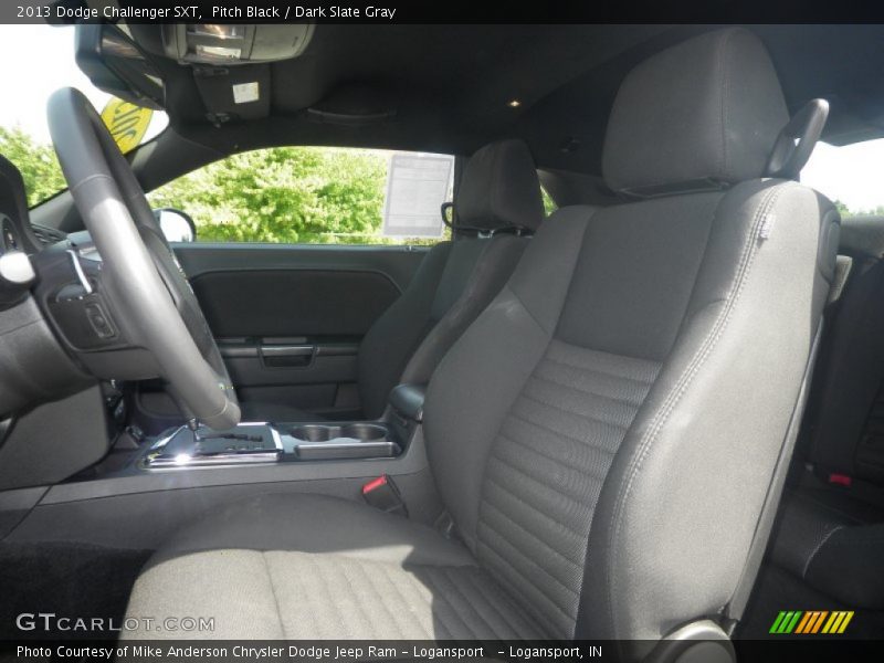 Pitch Black / Dark Slate Gray 2013 Dodge Challenger SXT