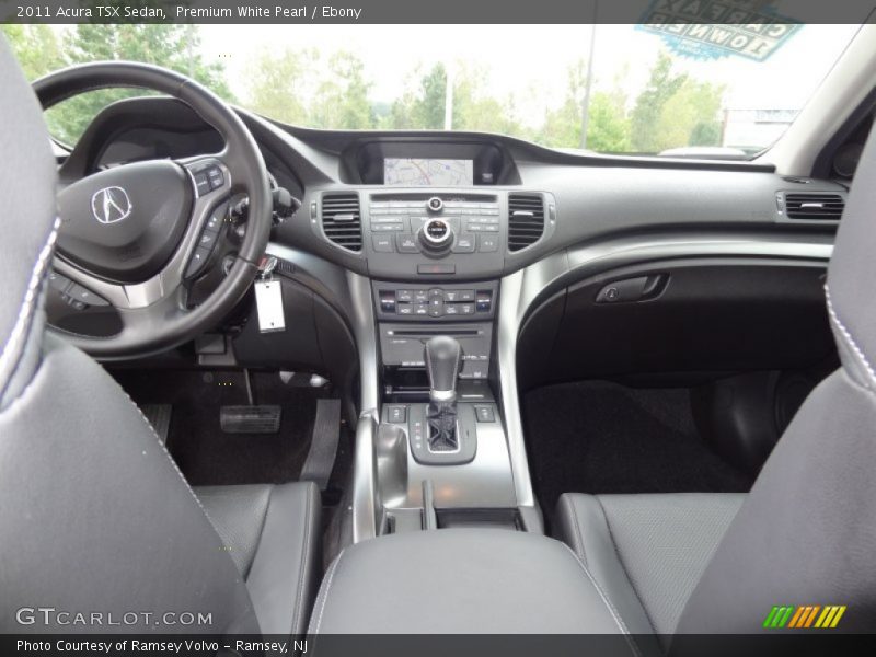 Premium White Pearl / Ebony 2011 Acura TSX Sedan