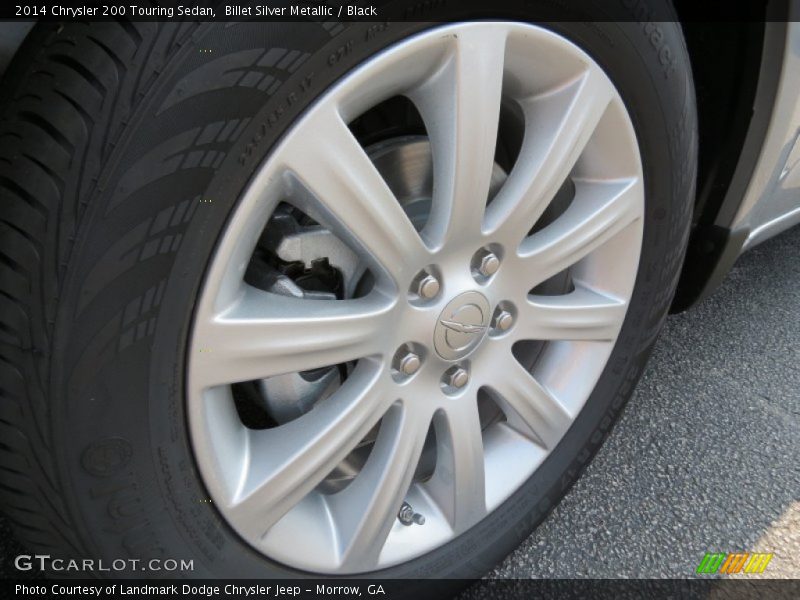 Billet Silver Metallic / Black 2014 Chrysler 200 Touring Sedan