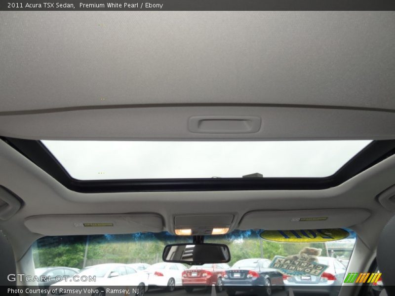 Premium White Pearl / Ebony 2011 Acura TSX Sedan
