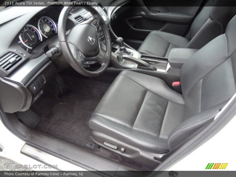 Premium White Pearl / Ebony 2011 Acura TSX Sedan