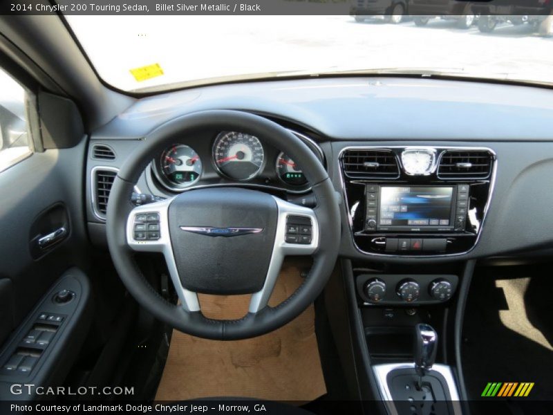 Billet Silver Metallic / Black 2014 Chrysler 200 Touring Sedan