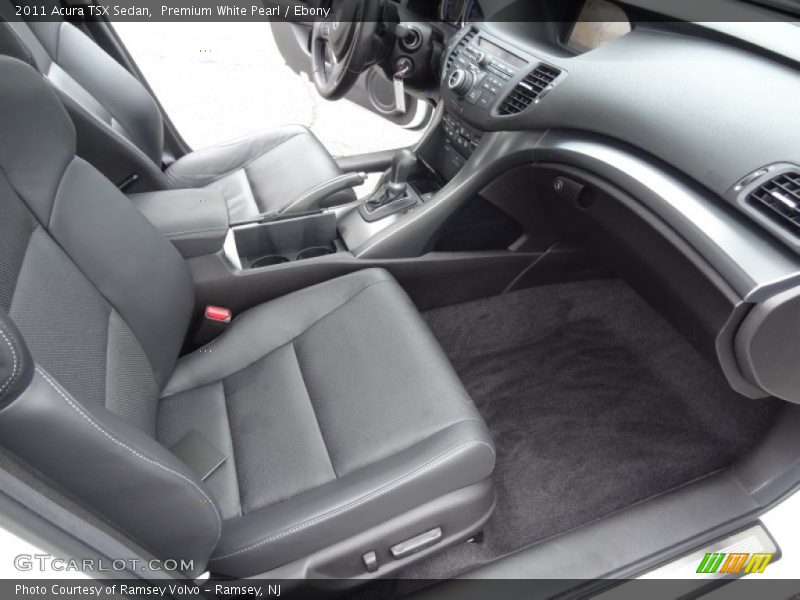 Premium White Pearl / Ebony 2011 Acura TSX Sedan