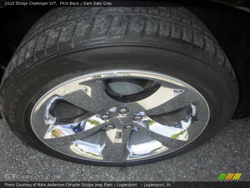 Pitch Black / Dark Slate Gray 2013 Dodge Challenger SXT