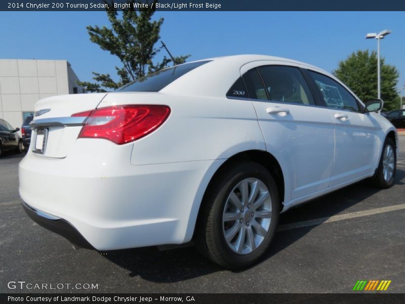 Bright White / Black/Light Frost Beige 2014 Chrysler 200 Touring Sedan